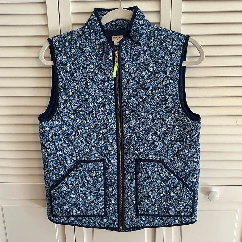 NWOT Girls Crewcuts Quilted Vest